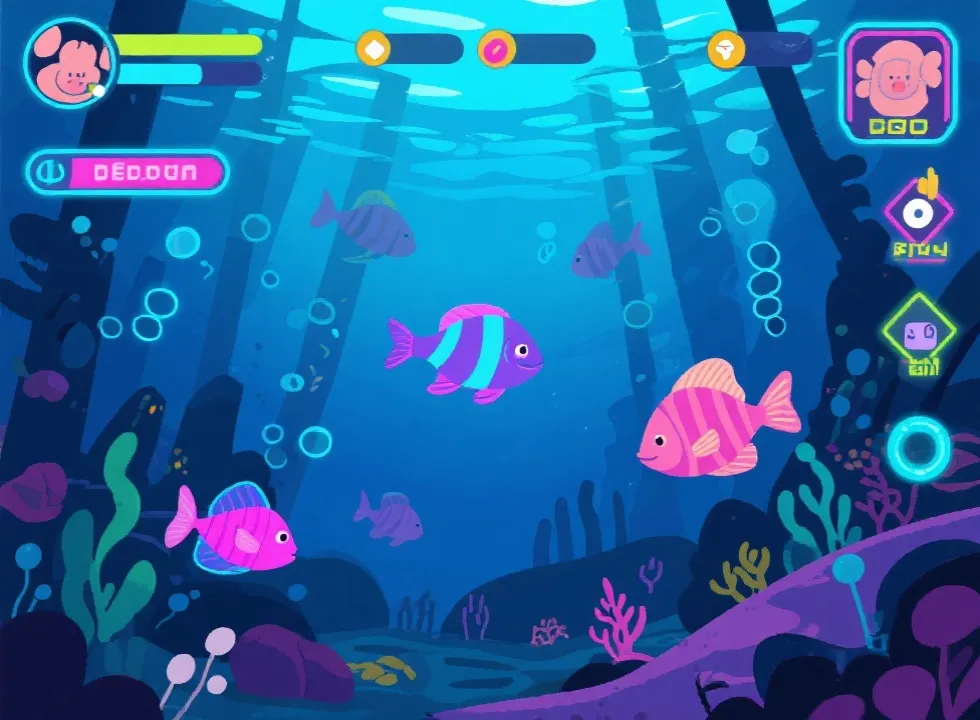 品牌海底世界插画